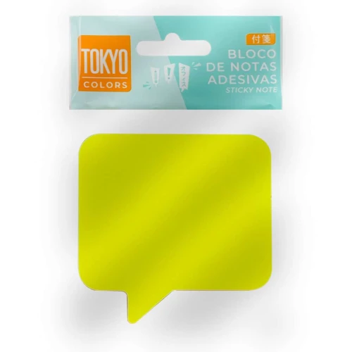 Bloco adesivo figuras 76x76mm 100 folhas