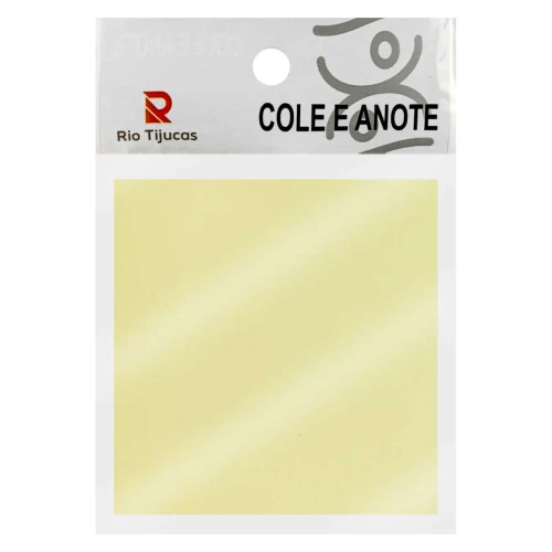 Bloco adesivo post-it 76x76mm amarelo com 100 folhas