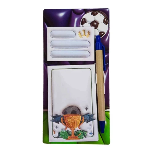 Bloco de papel kit magnético com caneta 40 folhas
