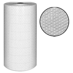 Bobina de plástico bolha 120cmx100m cristal