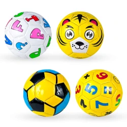 Bola de futebol costurada mini colorida