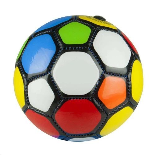 Bola de futebol costurada mini colorida