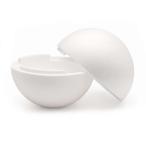 Bola de isopor 125mm com 06 unidades