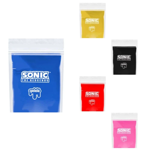 Bola quebra cabeça Sonic surpresa Doce Brinquedos