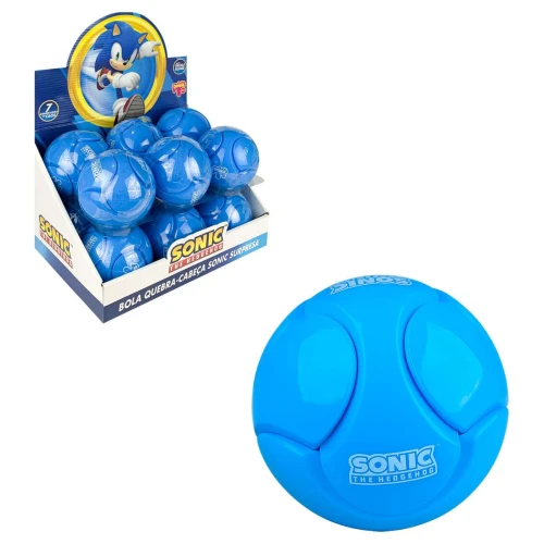 Bola quebra cabeça Sonic surpresa Doce Brinquedos
