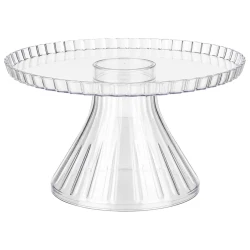 Boleira acrílica 21x12cm com pedestal cristal