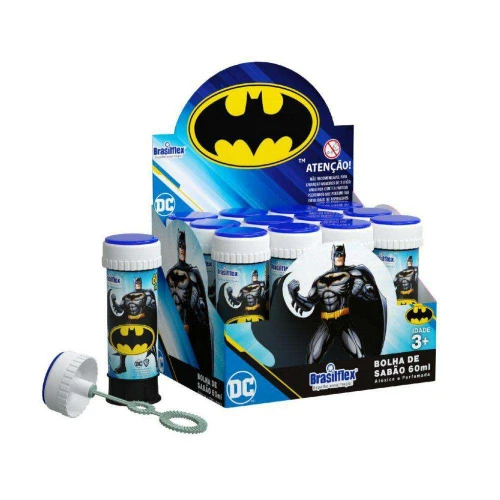 Bolha de sabão acrílica batman brasilflex