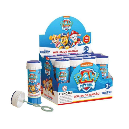 Bolha de sabão acrílica patrulha canina brasilflex