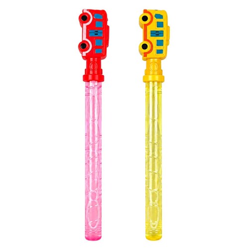 Bolha de sabão bastão Ônibus sortidos 37cm Wellkids Bolha de sabão bastão Ônibus sortidos 37cm Wellkids