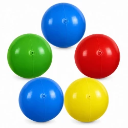 Bolinha plástica colorida 10 unidades Mini Toys