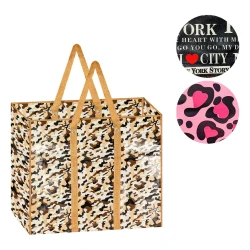 Bolsa de nylon plástica para compras 59x49x30cm Novo Século
