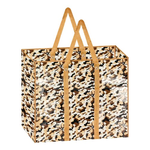 Bolsa de nylon plástica para compras 59x49x30cm Novo Século