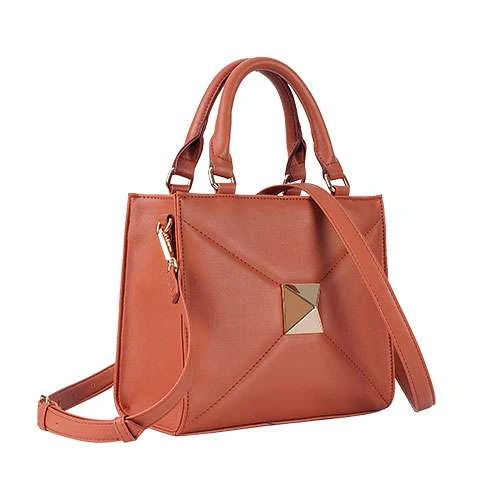 Bolsa feminina tira/colo 24x21cm terra cota Alice Palucci