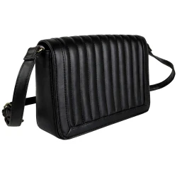 Bolsa feminina transversal 18x25cm preta Alice Palucci