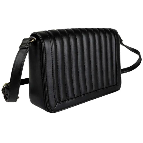 Bolsa feminina transversal 18x25cm preta Alice Palucci