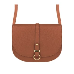 Bolsa feminina transversal 22x20cm marrom Alice Palucci
