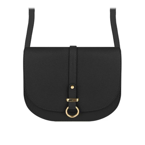 Bolsa feminina transversal 22x20cm preta Alice Palucci