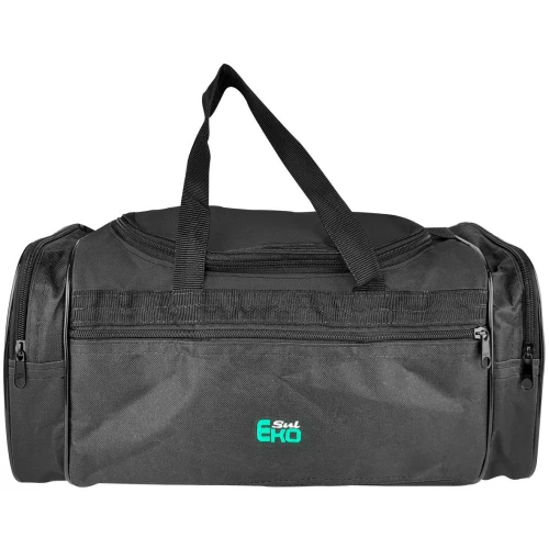 Bolsa lona para viagem 32x33x62cm GG preta Eko Sul