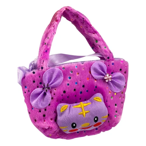 Bolsa pelúcia menina bichinhos sortidos Interponte