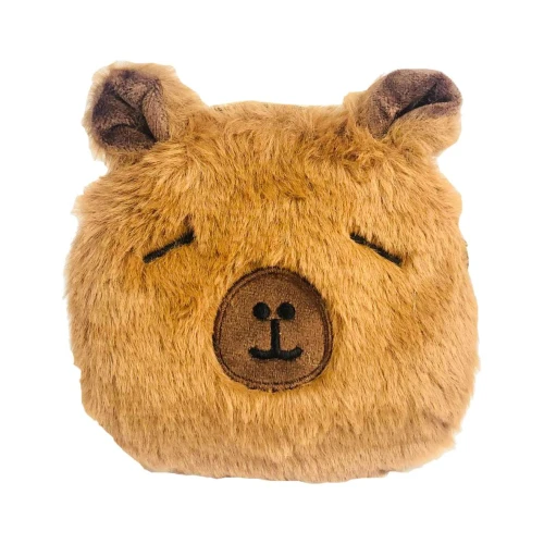 Bolsa pelúcia menina capivara