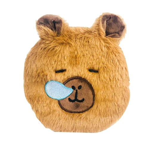 Bolsa pelúcia menina capivara