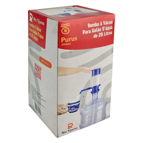 Bomba para garrafão de água manual 20cm Rio Tijucas