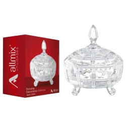 Bomboniere de vidro 16x16x18,3cm apollo