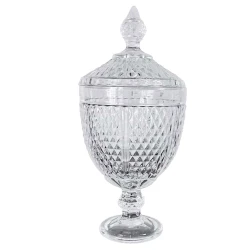 Bomboniere de vidro 32x15cm memphis