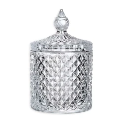 Bomboniere de vidro 580ml 10x10cm Maldivas Em Casa Tem