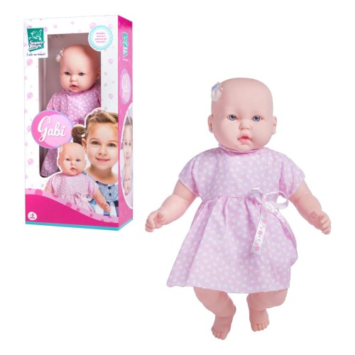 Boneca Gabi com chupeta 50cm Super Toys Boneca Gabi com chupeta 50cm Super Toys