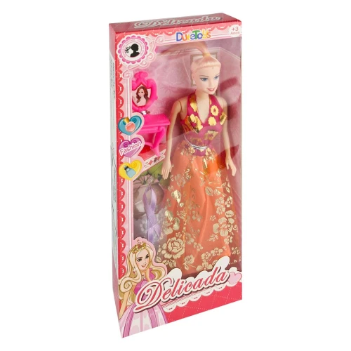 Boneca Magrela com acessórios Delicada Dute
