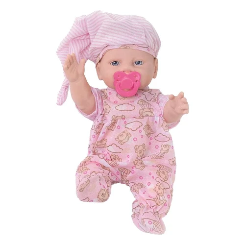 Boneca bebê Meu Pijaminha com acessórios Milk