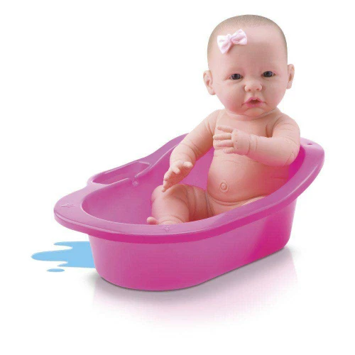 Boneca bebê banho com banheira newborn