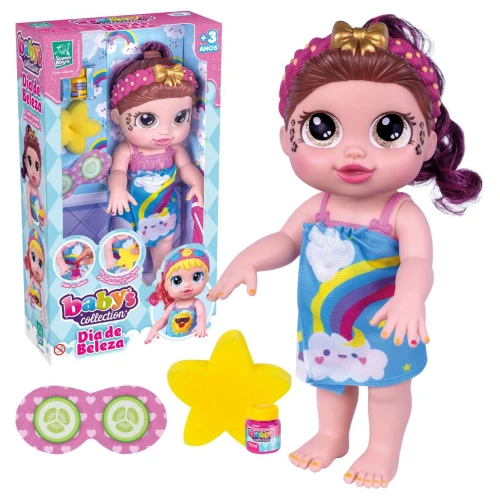 Boneca dia de beleza com acessórios Super Toys