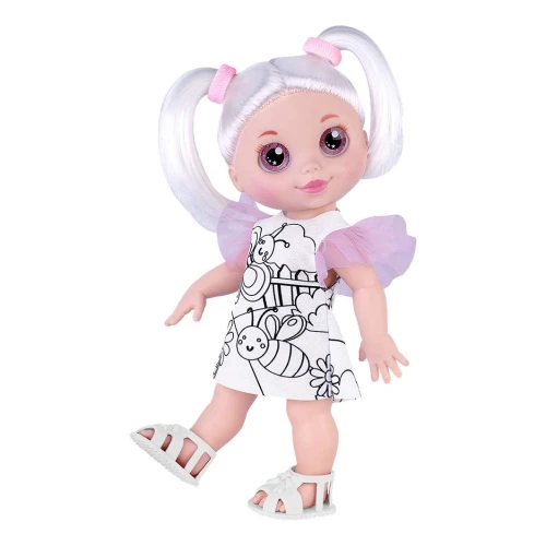 Boneca fashion para colorir com acessórios Super Toys
