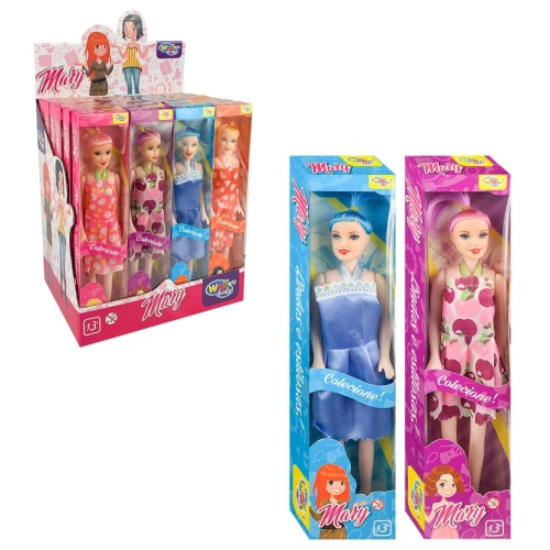 Boneca magrela Mary linda e estilosa sortidas Wellmix