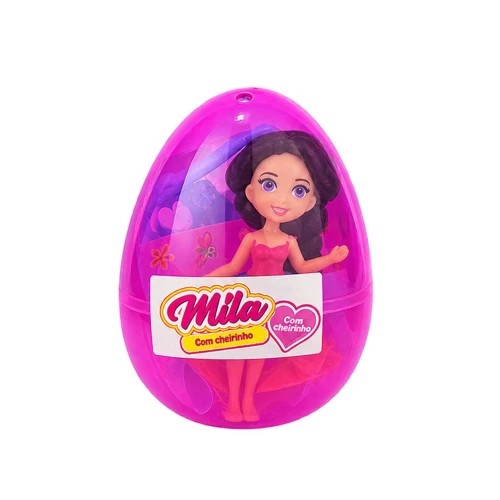Boneca mila perfumada no ovo com acessórios Wellmix