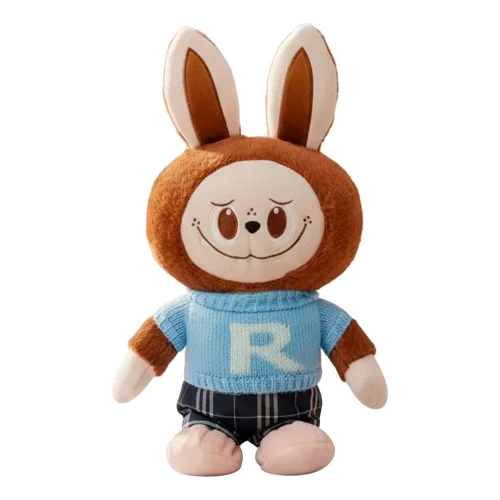 Boneca pelúcia Labubu canta e dança 35cm