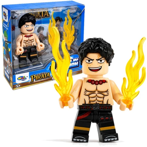 Boneco aventura pirata monta e desmonta 6cm sortidos Boneco aventura pirata monta e desmonta 6cm sortidos