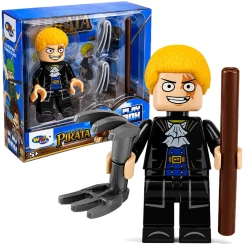 Boneco aventura pirata monta e desmonta 6cm