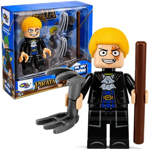 Boneco aventura pirata monta e desmonta 6cm sortidos Boneco aventura pirata monta e desmonta 6cm sortidos