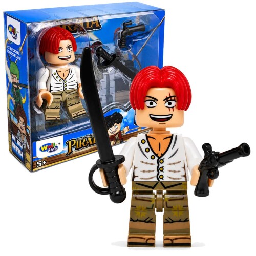 Boneco aventura pirata monta e desmonta 6cm