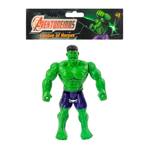 Boneco aventureiros verde esmaga Solapa