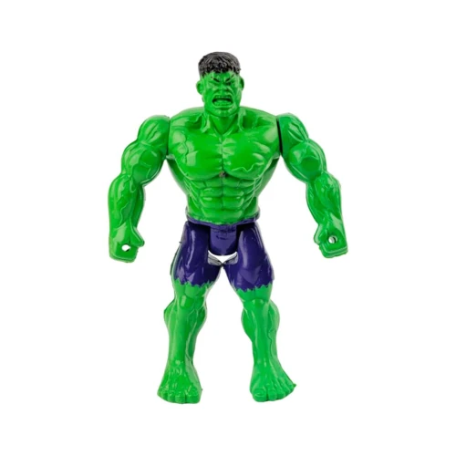 Boneco aventureiros verde esmaga com luz 20cm