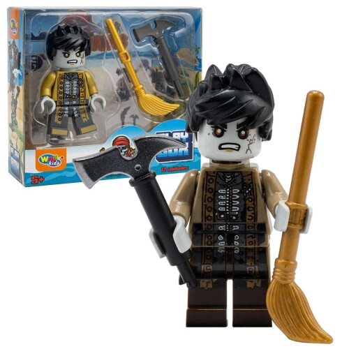 Boneco pirata monta e desmonta 6cm sortido
