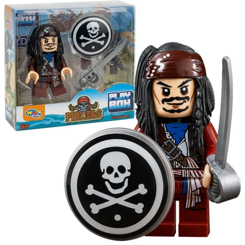 Boneco pirata monta e desmonta 6cm sortidos Boneco pirata monta e desmonta 6cm sortidos