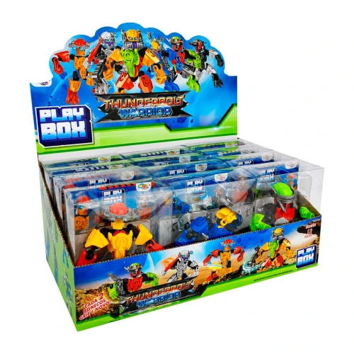 Boneco robô monta e desmonta 14cm sortidos Wellmix Boneco robô monta e desmonta 14cm sortidos Wellmix