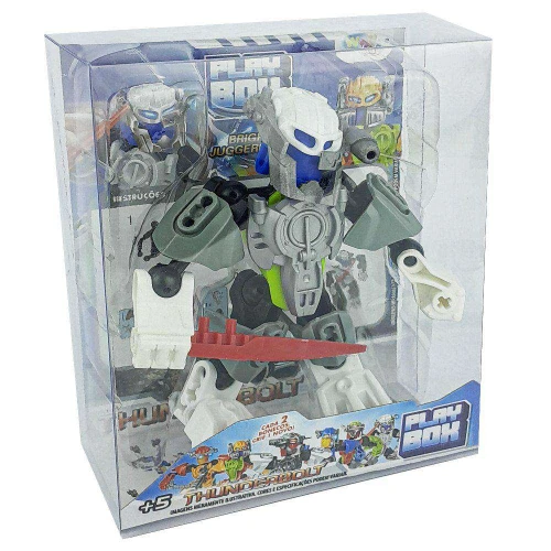 Boneco robô monta e desmonta 14cm sortidos Wellmix