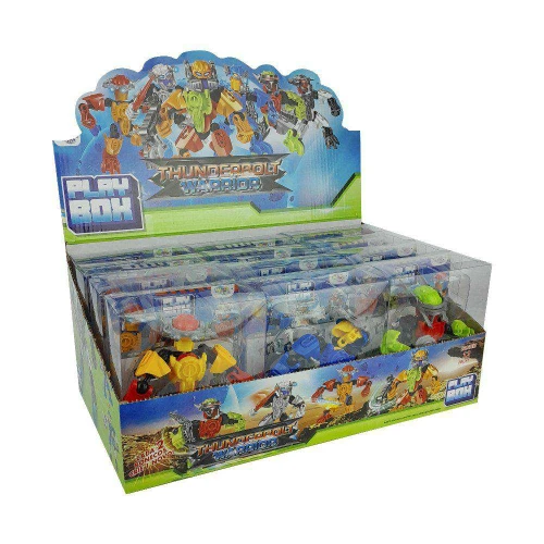 Boneco robô monta e desmonta 14cm sortidos Wellmix