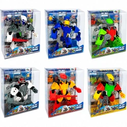 Boneco robô monta e desmonta 14cm sortidos Wellmix